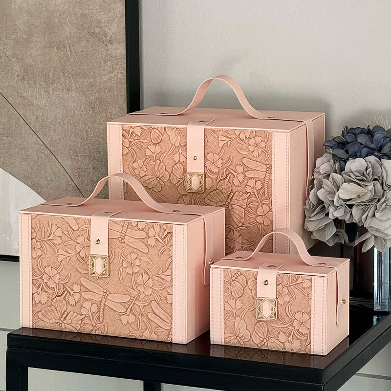 Luxury Skincare Packaging - Luxuriöse Schmuck- und Kosmetik-Aufbewahrungsbox Valentinstag-Geschenk Deko